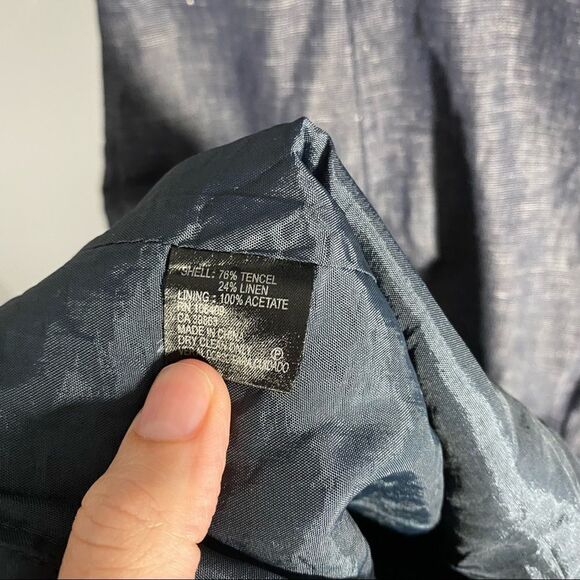 Tahari ASL Women’s Cap Sleeve Mini Denim Dress - Picture 5 of 5